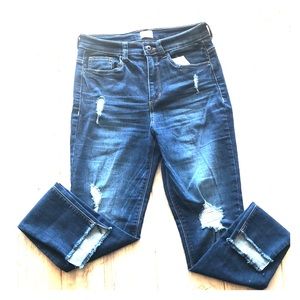 Sneak Peek Dark High Rise Denim Jeans